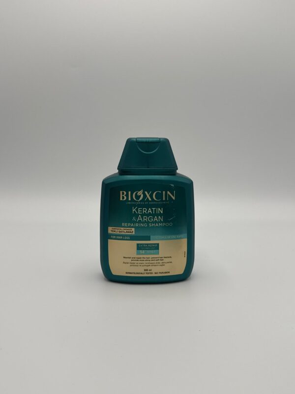 Keratin & Argan – Shampooing Réparateur 300 ml - Bioxcin