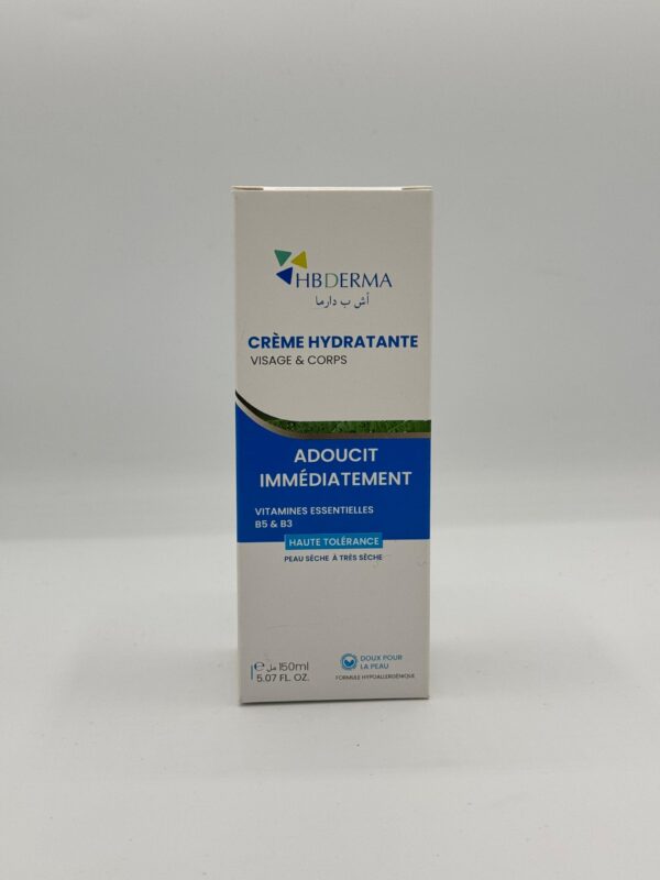 Crème Hydratante Corps & Visage - HBDerma
