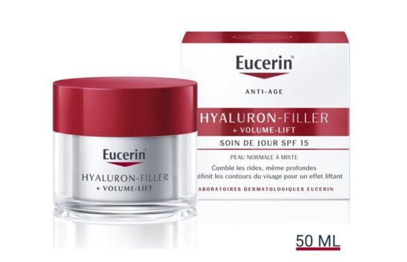 Anti-Âge Hyaluron-Filler + Volume-Lift _ Crème de Jour SPF15 - Eucerin