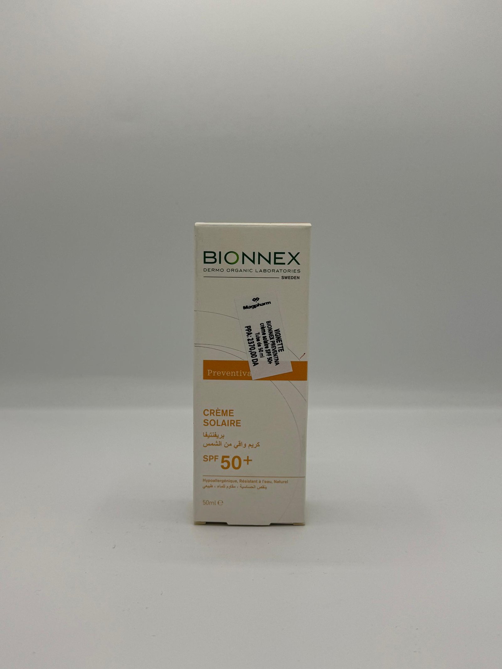 Crème Solaire SPF 50+ - Bionnex