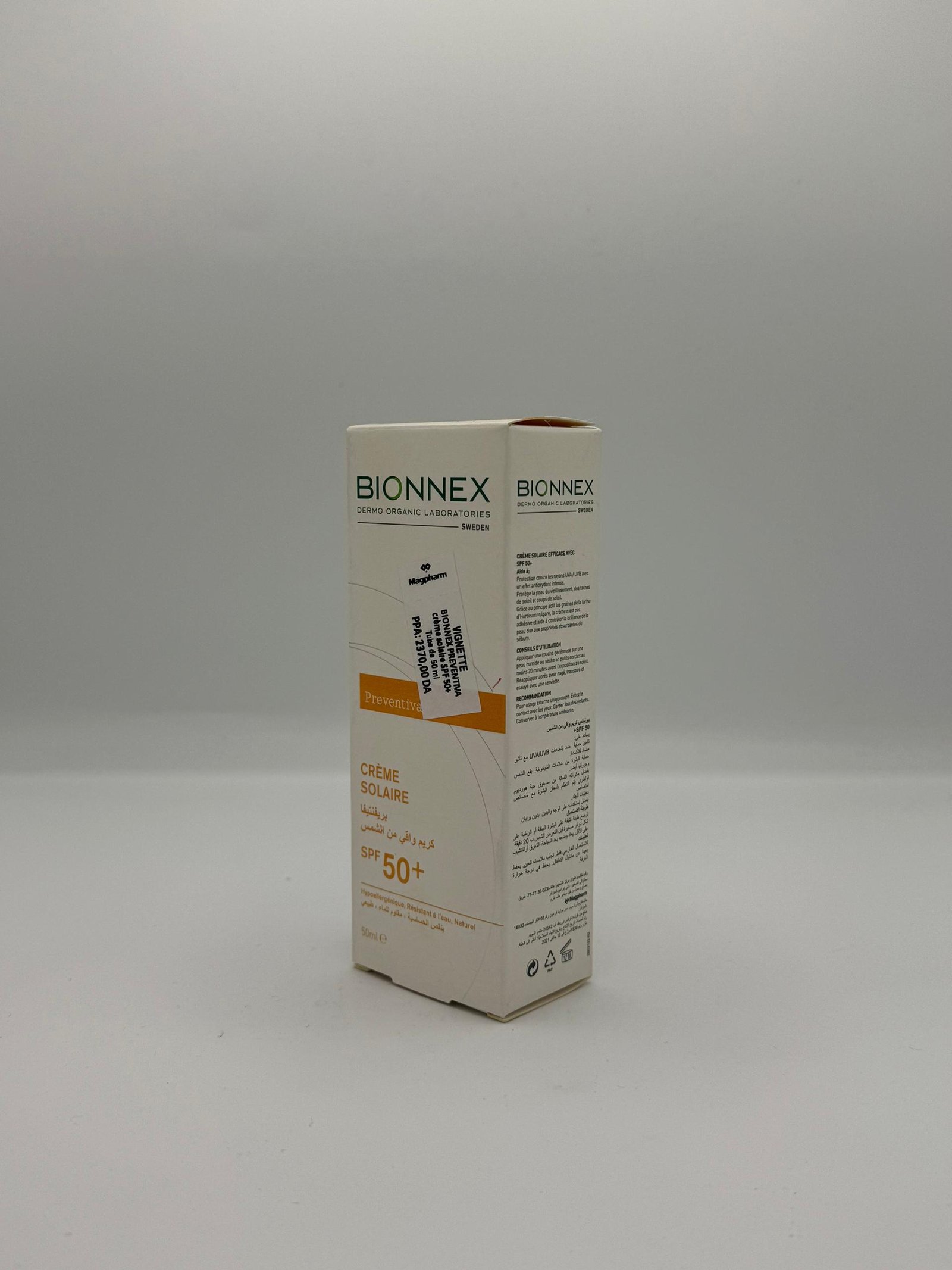 Crème Solaire SPF 50+ - Bionnex – Image 3