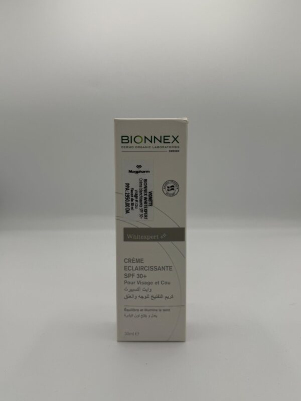 Crème Éclaircissante SPF 30+ - Bionnex