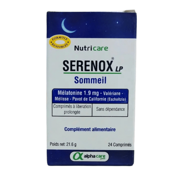 Nutricare Serenox +LP Sommeil Libération Prolongée - AlphaCare