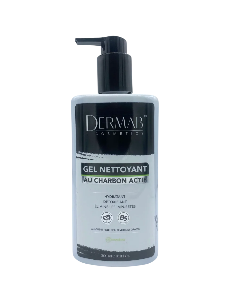 Dermab Gel Nettoyant au Charbon Actif