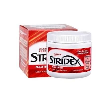 Stridex 2% acide salicylique